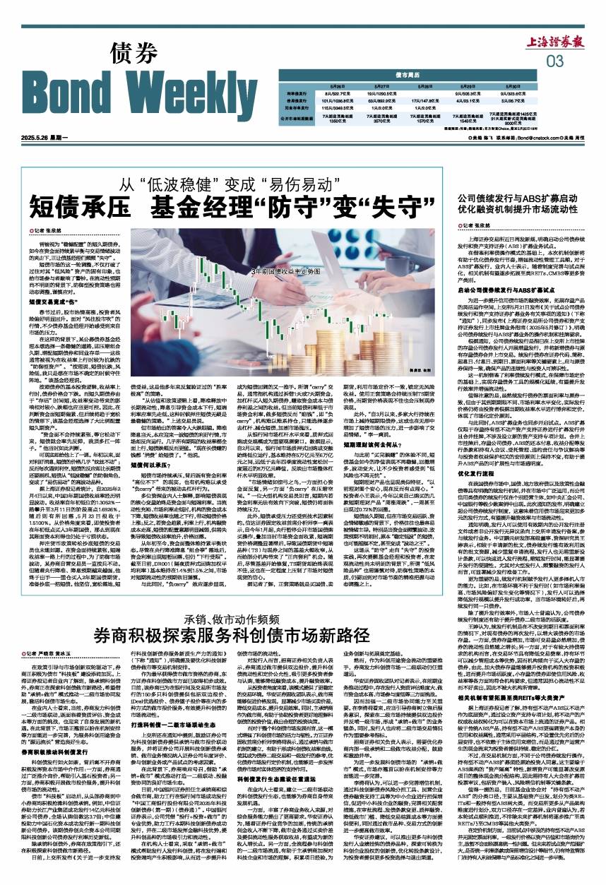 科创债规模不断扩大 提升资本支持科技配置效率